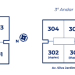 MAPA DOS APARTAMENTOS